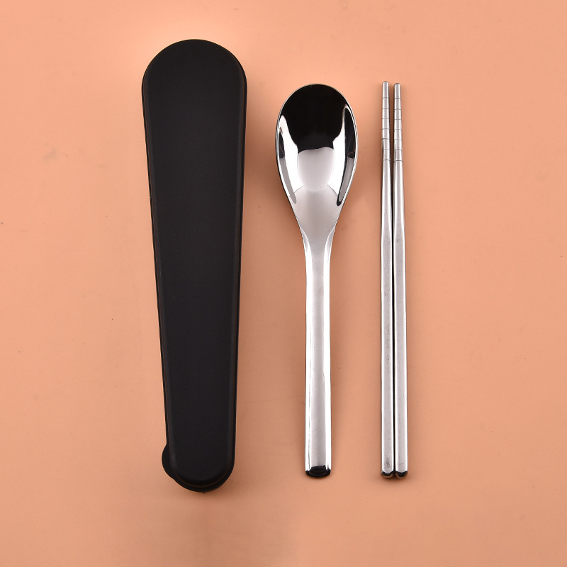 Custom Logo Eco-friendly 304 Water Drop Two-Piece Set Tableware | Premium Corporate Gifts and Promotional Gifts