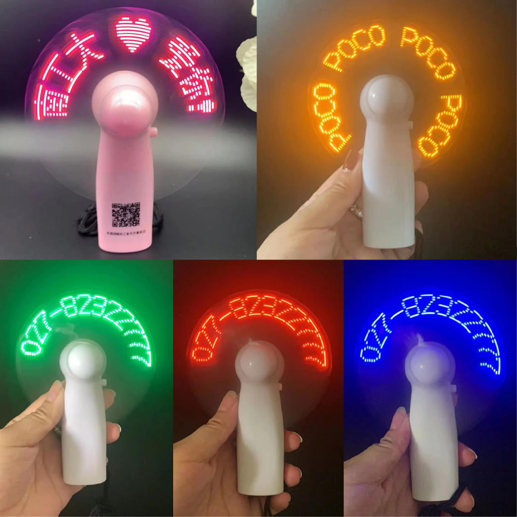 Custom Logo LED Light Emitting Fan | Premium Corporate Gifts and Promotional Gifts