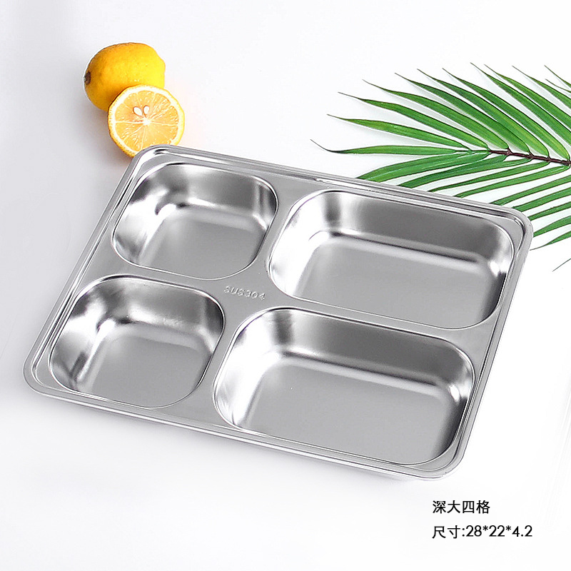 Custom Logo Stainless Steel Dinner Plate Set with Lid | Premium Corporate Gifts and Promotional Gifts