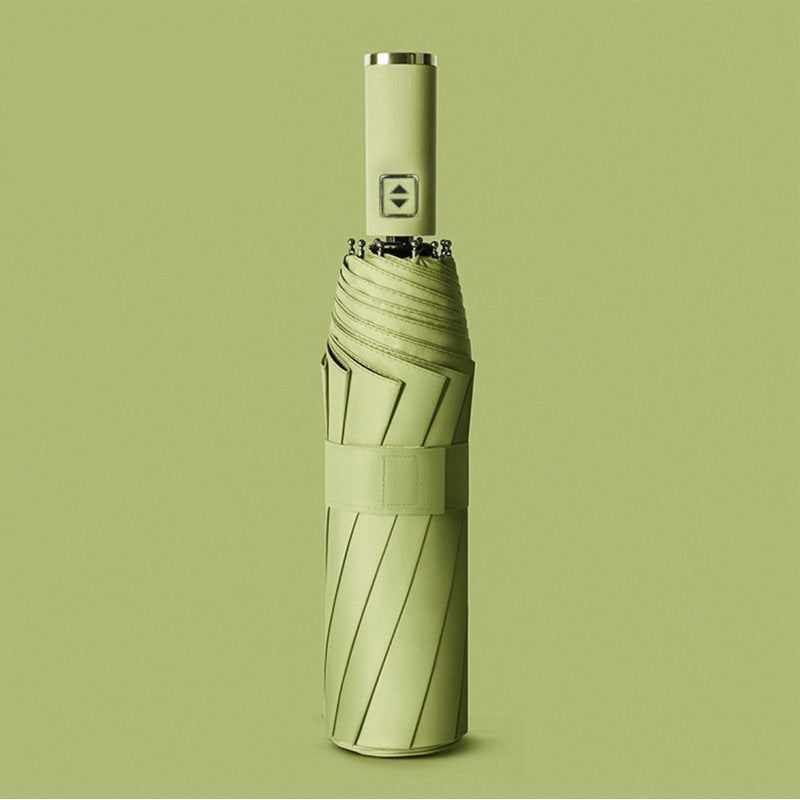 Custom Logo Ten-bone Automatic Sunshine and Rain Umbrella | Premium Corporate Gifts and Promotional Gifts