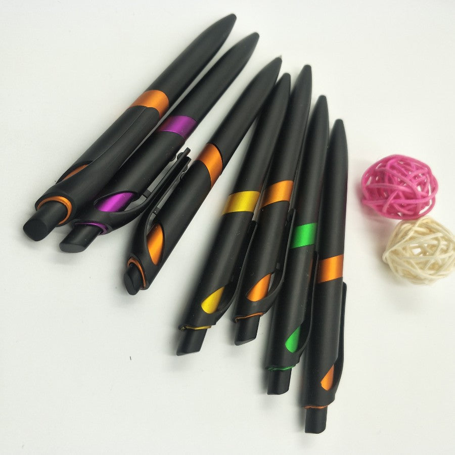 Custom Logo Black Pole Colorful Advertising Pen | Premium Corporate Gifts and Promotional Gifts