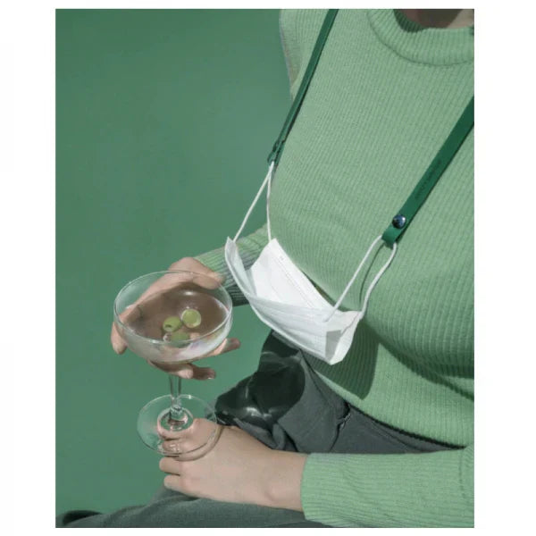 Custom Logo Extension Rope Halterneck Leather Fashion Mask Lanyard | Premium Corporate Gifts and Custom Gifts