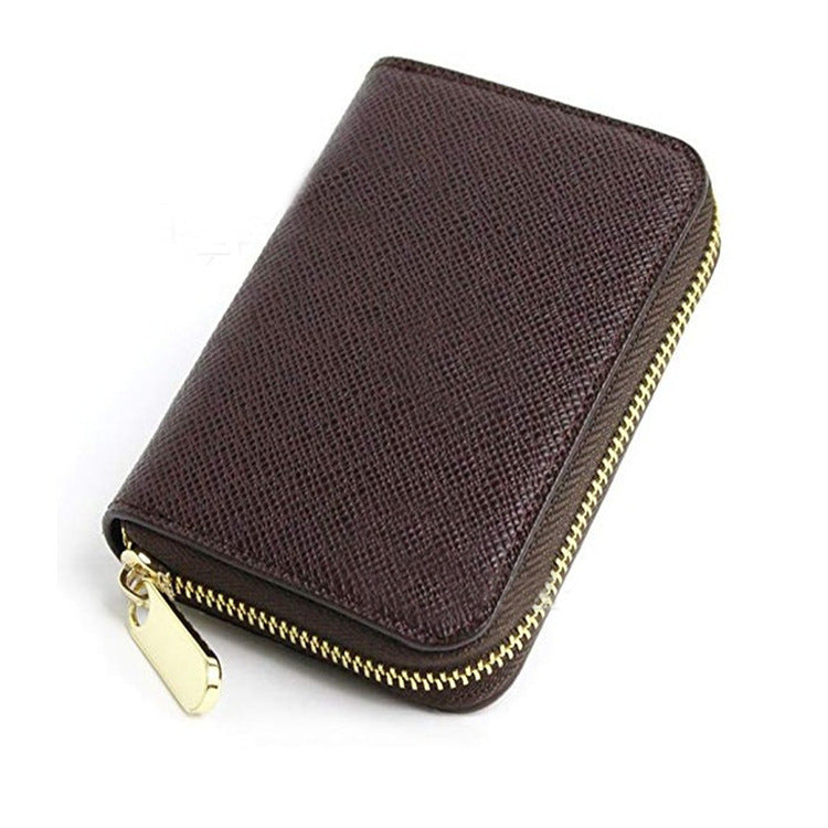 Custom Logo Textured zipper leather coin purse | Premium Corporate Gifts and Promotional Gifts