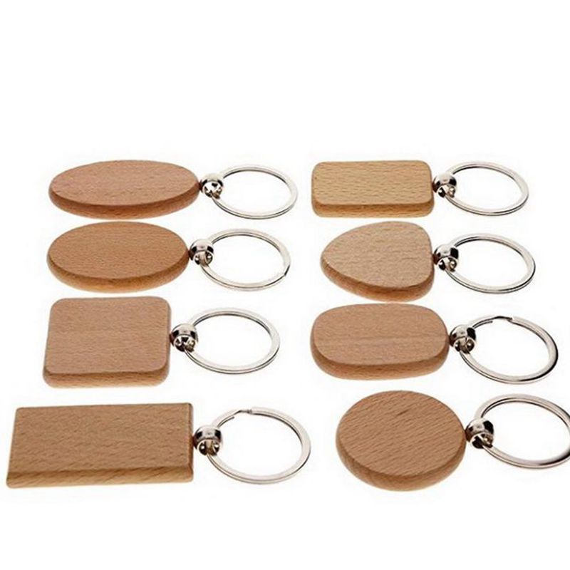Custom Logo Wood Grain Keychain | Premium Corporate Gifts and Promotional Gifts