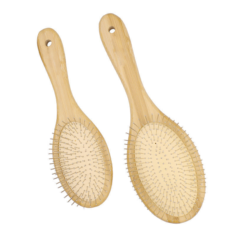 Custom Logo Wood Grain Airbag Massage Steel Comb | Premium Corporate Gifts and Promotional Gifts