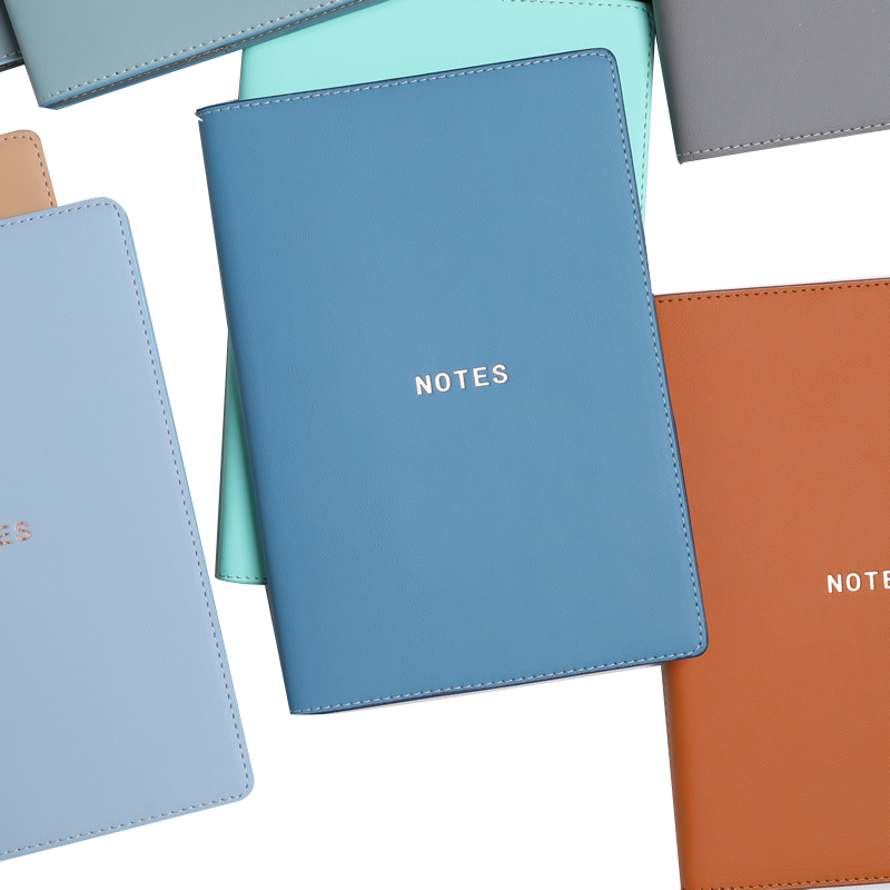 Custom Logo Simple plain leather notebook | Premium Corporate Gifts and Promotional Gifts