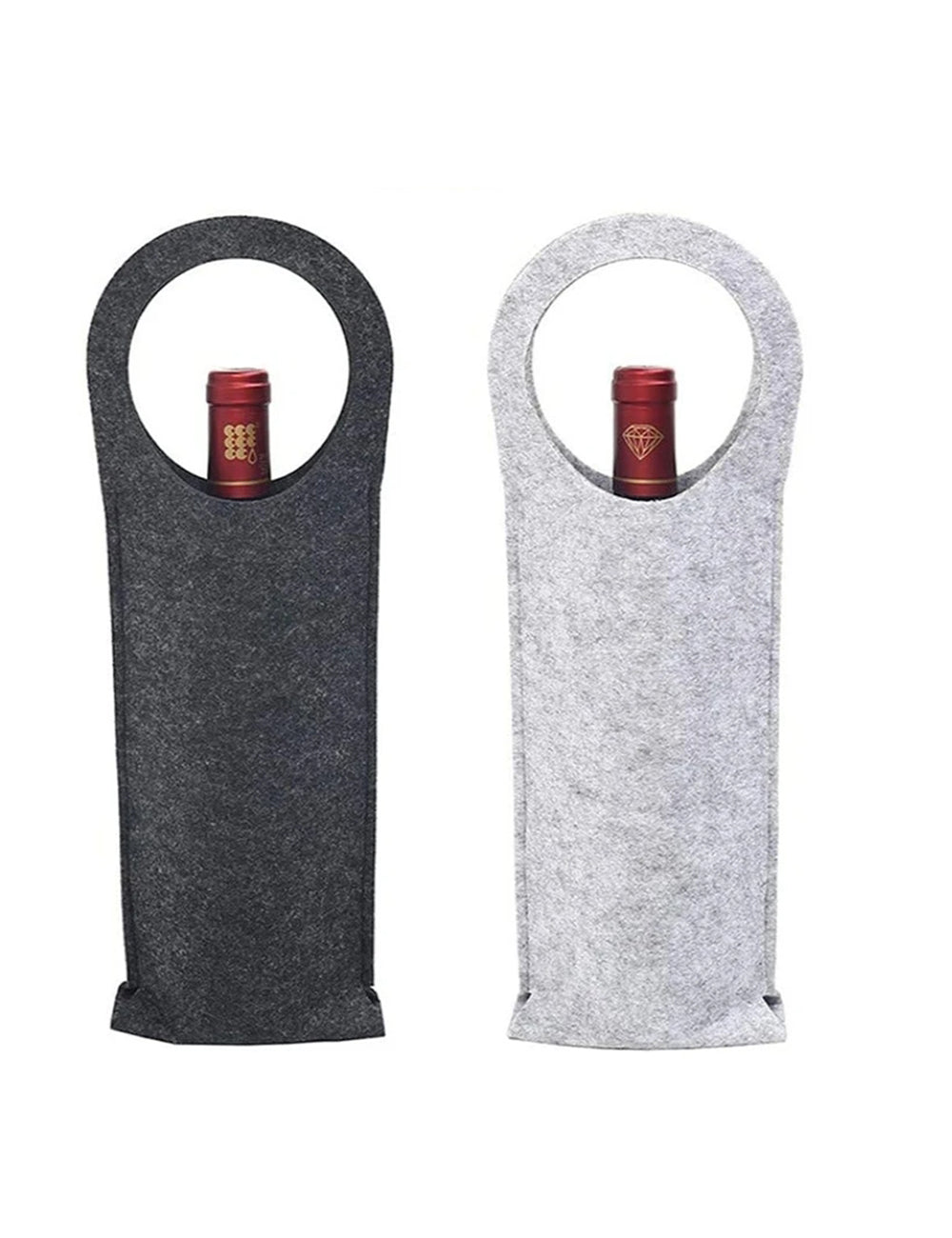 Custom Logo Fashionable wool felt red wine bag | Premium Corporate Gifts and Promotional Gifts