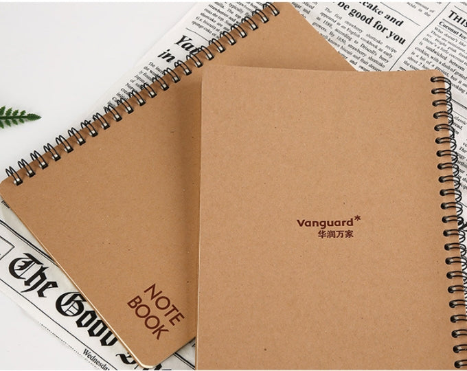Custom Logo Coil Kraft Notebook | Premium Corporate Gifts and Promotional Gifts