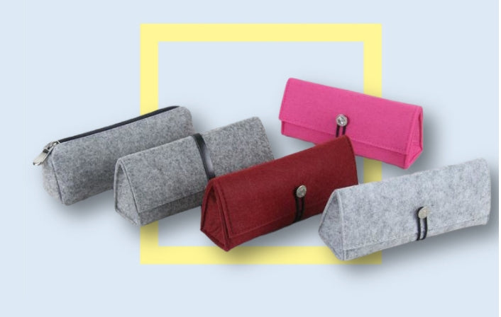 Custom Logo Felt Cloth Pen Bag | Premium Corporate Gifts and Promotional Gifts