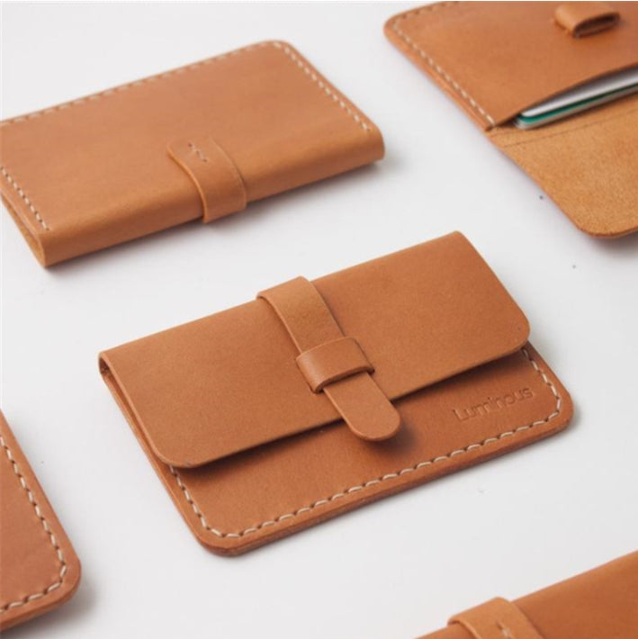 Custom Logo PU Leather Business Card Storage Card Bag | Premium Corporate Gifts and Promotional Gifts