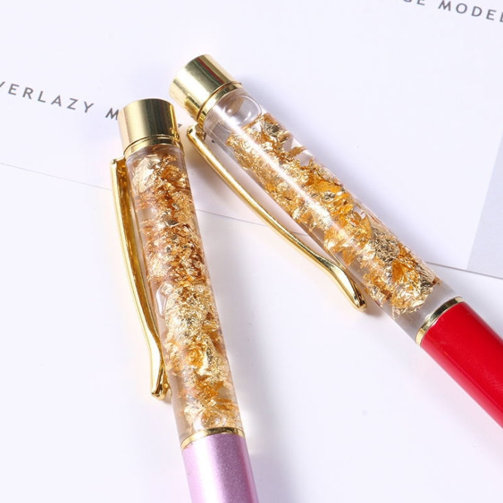 Custom Logo Gold foil rhinestone pen | Premium Corporate Gifts and Promotional Gifts