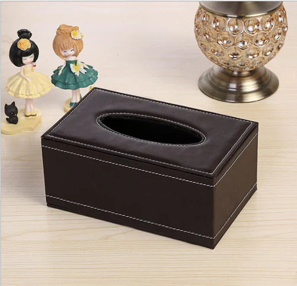 Custom Logo High-quality leather tissue paper box | Premium Corporate Gifts and Promotional Gifts