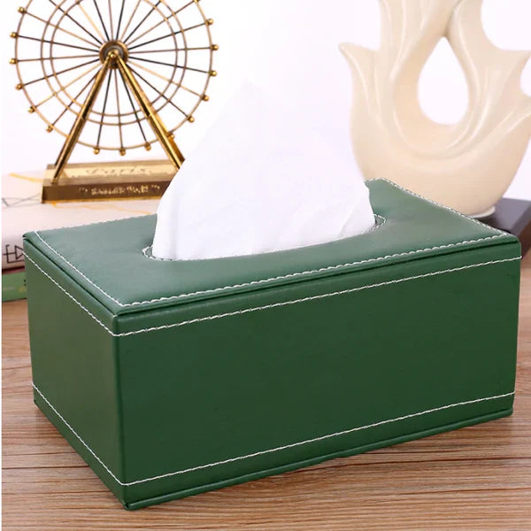 Custom Logo High-quality leather tissue paper box | Premium Corporate Gifts and Promotional Gifts