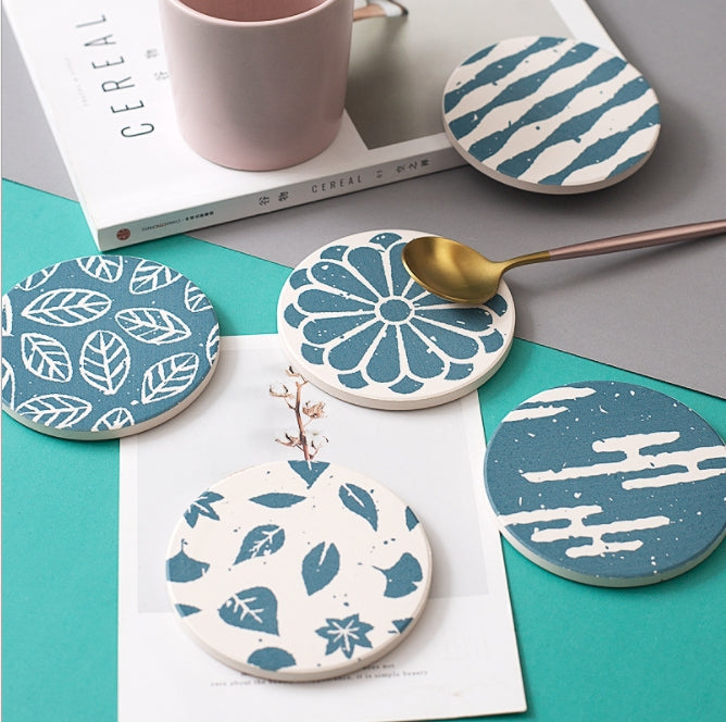 Custom Logo Diatomaceous Earth Absorbent Coaster | Premium Corporate Gifts and Promotional Gifts