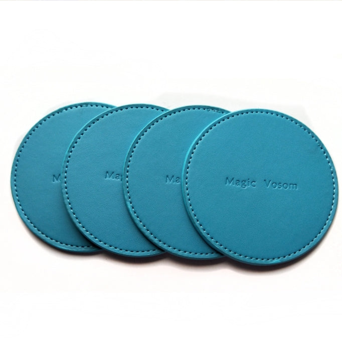Custom Logo PU leather coaster | Premium Corporate Gifts and Promotional Gifts