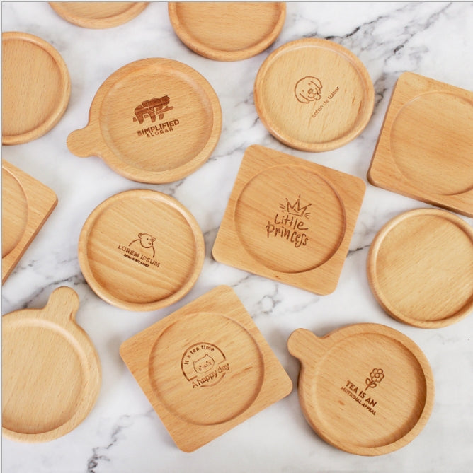 Custom Logo Wood Grain Coaster | Premium Corporate Gifts and Promotional Gifts