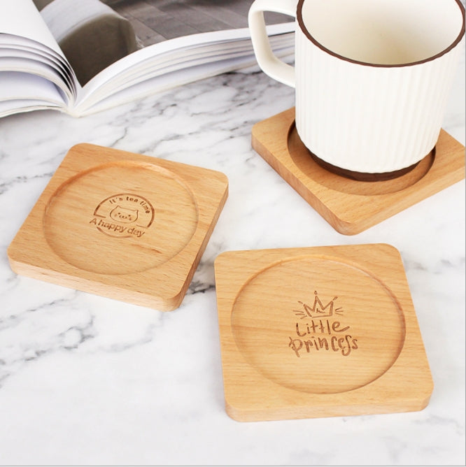 Custom Logo Wood Grain Coaster | Premium Corporate Gifts and Promotional Gifts