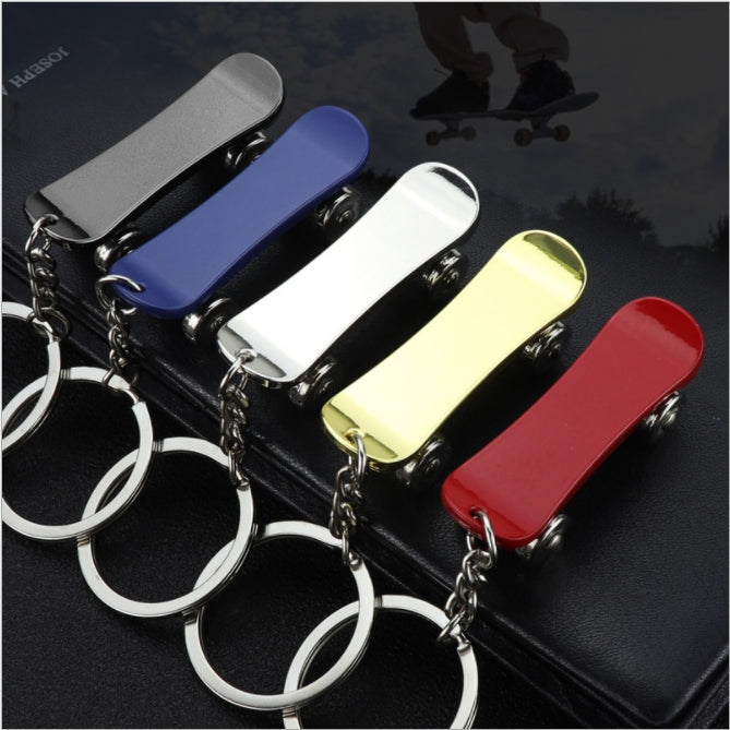 Custom Logo Metal skateboard-shaped keychain | Premium Corporate Gifts and Custom Gifts