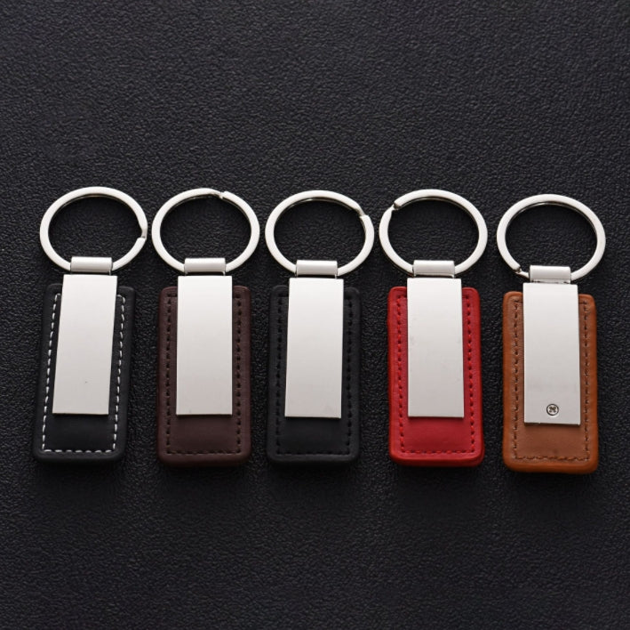 Custom Logo Leather Iron Keychain | Premium Corporate Gifts and Custom Gifts