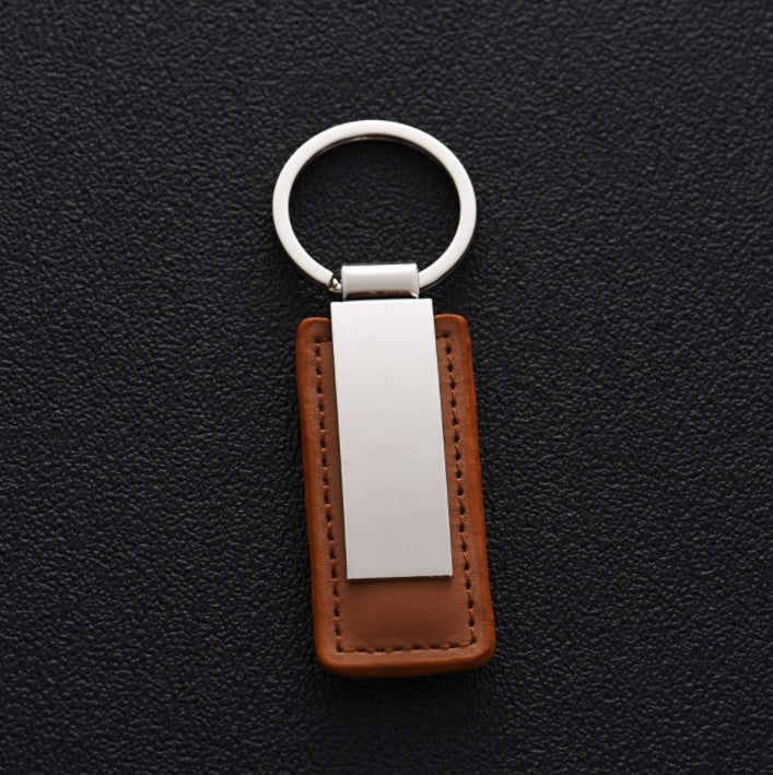 Custom Logo Leather Iron Keychain | Premium Corporate Gifts and Promotional Gifts