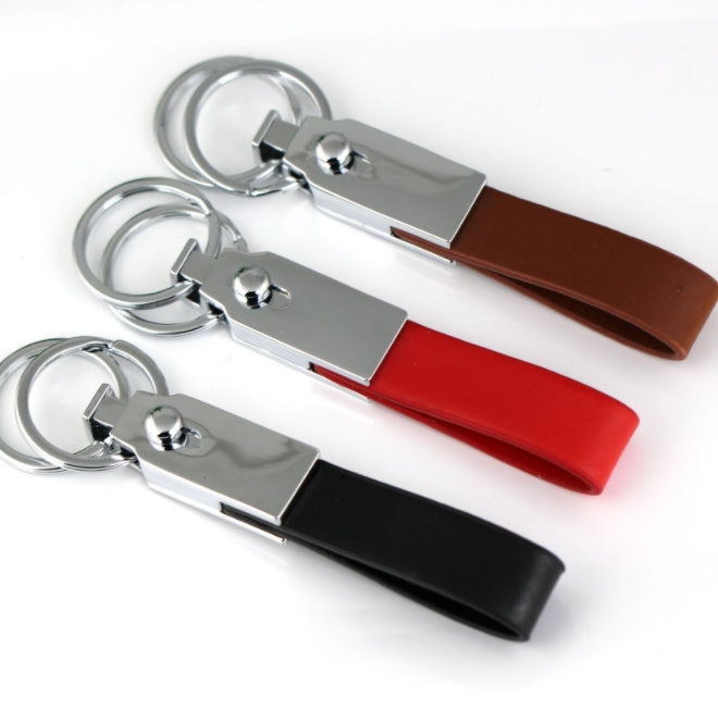 Custom Logo High-quality long leather metal keychain | Premium Corporate Gifts and Promotional Gifts