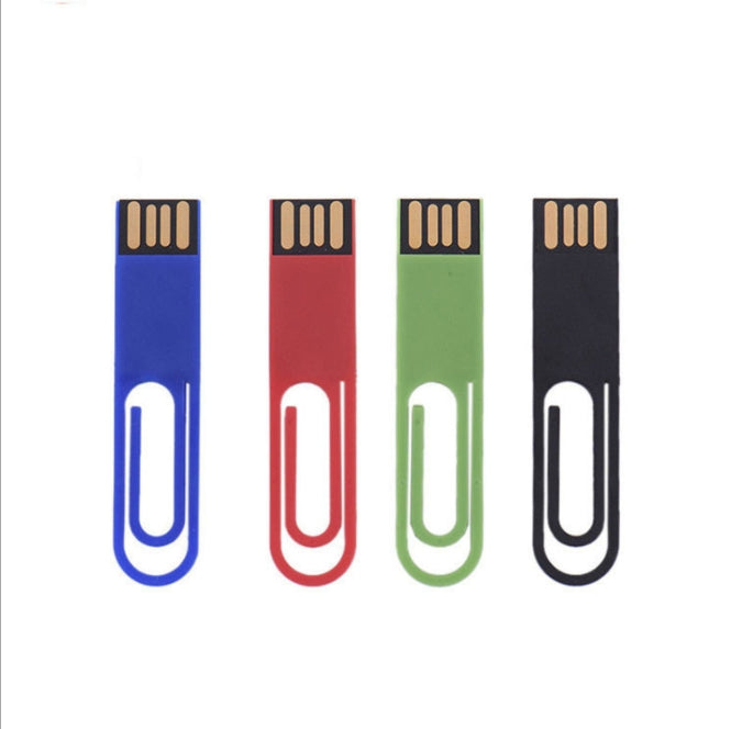 Custom Logo Multi-color paper clip shaped flash drive | Premium Corporate Gifts and Promotional Gifts