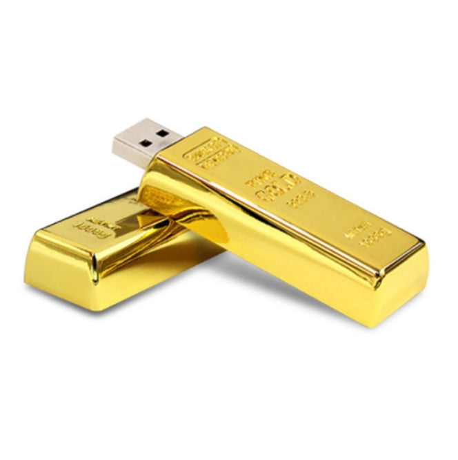 Custom Logo Gold brick-shaped flash drive | Premium Corporate Gifts and Promotional Gifts