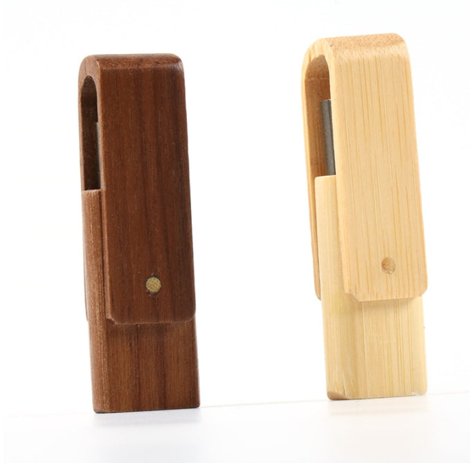 Custom Logo Wood Grain Rotating Flash Drive | Premium Corporate Gifts and Promotional Gifts