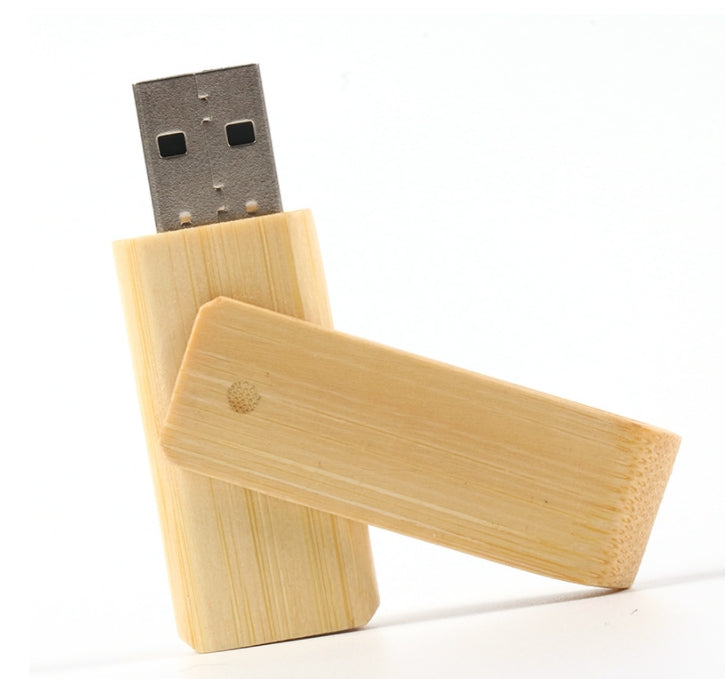 Custom Logo Wood Grain Rotating Flash Drive | Premium Corporate Gifts and Promotional Gifts