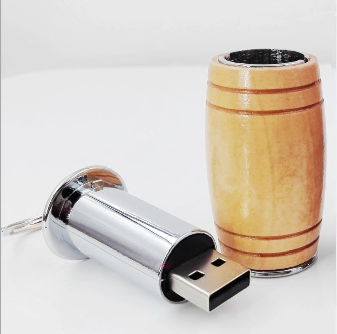 Custom Logo Barrel-shaped flash drive | Premium Corporate Gifts and Custom Gifts