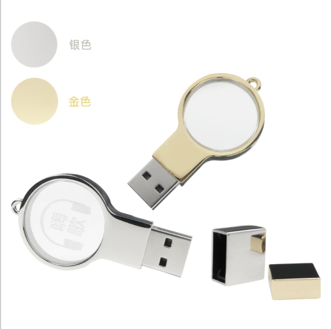 Custom Logo Magnifying glass flash drive | Premium Corporate Gifts and Promotional Gifts