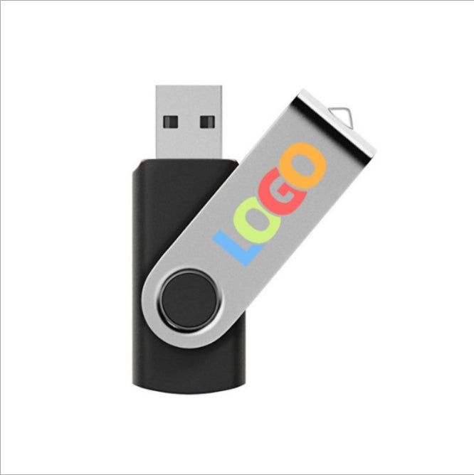 Custom Logo Classic Metal Rotating Flash Drive | Premium Corporate Gifts and Promotional Gifts