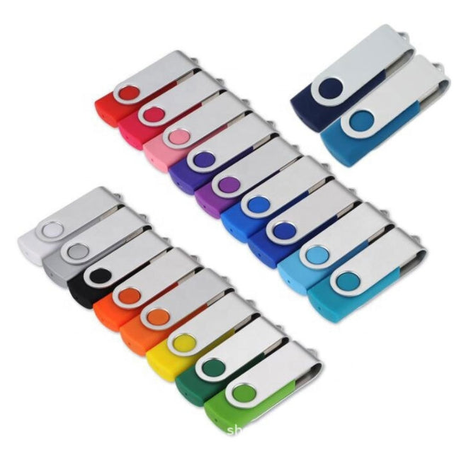 Custom Logo Classic Metal Rotating Flash Drive | Premium Corporate Gifts and Promotional Gifts