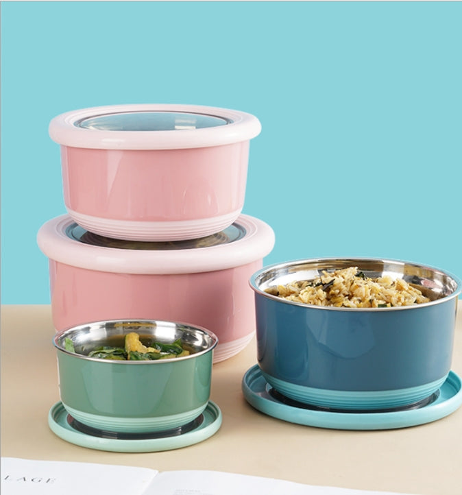 Custom Logo Round Fresh-keeping Bowl 3-pack | Premium Corporate Gifts and Promotional Gifts