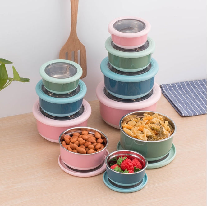 Custom Logo Round Fresh-keeping Bowl 3-pack | Premium Corporate Gifts and Promotional Gifts