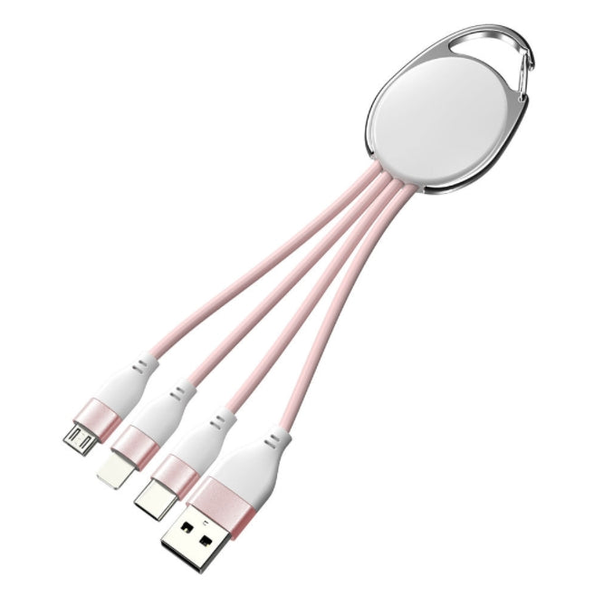 Custom Logo Multi-color 3-in-1 charging cable | Premium Corporate Gifts and Promotional Gifts