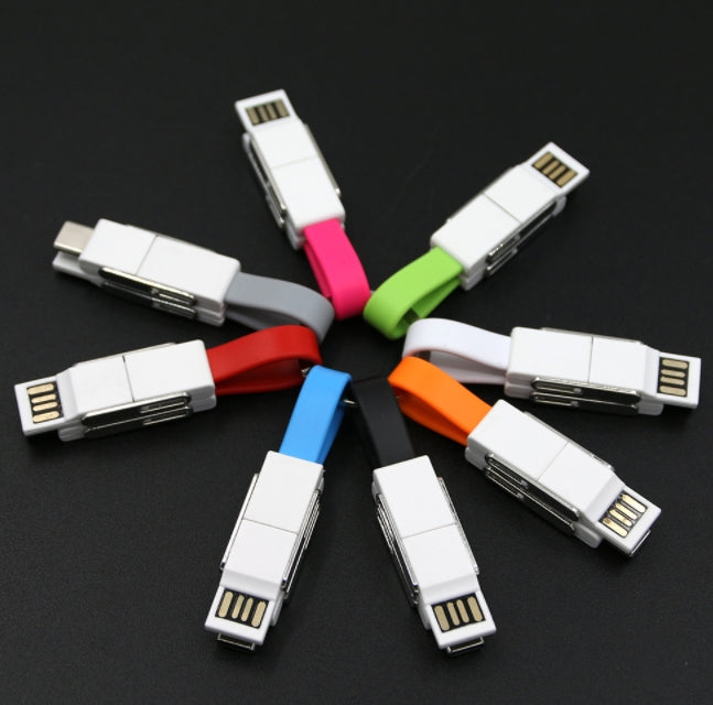 Custom Logo 3-in-1 Magnetic Transmission Cable | Premium Corporate Gifts and Promotional Gifts
