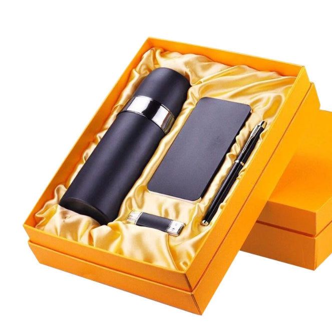 Custom Logo Corporate Business 4-Piece Gift Box | Premium Corporate Gifts and Promotional Gifts