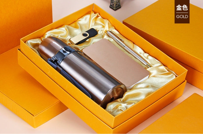 Custom Logo Corporate Business 4-Piece Gift Box | Premium Corporate Gifts and Promotional Gifts