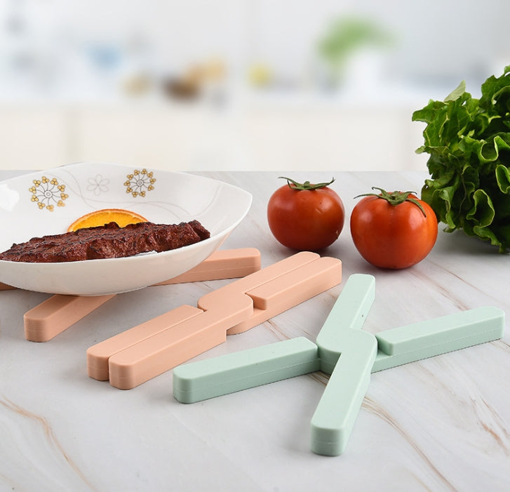 Custom Logo Cross-folding insulated silicone pot mat | Premium Corporate Gifts and Promotional Gifts