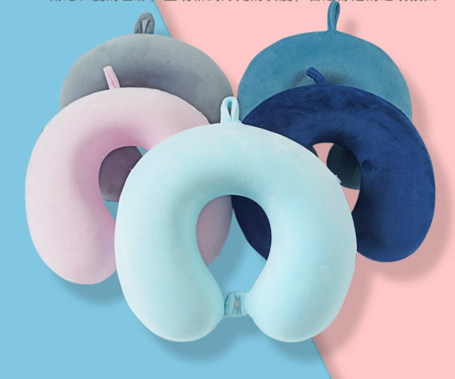 Custom Logo Sharon U-shaped neck pillow | Premium Corporate Gifts and Custom Gifts