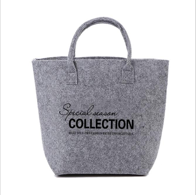 Custom Logo Classic wool felt handbag | Premium Corporate Gifts and Promotional Gifts