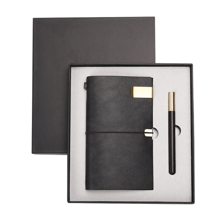 Custom Logo A6 Notepad + Ballpoint Pen Business Gift Box | Premium Corporate Gifts and Promotional Gifts