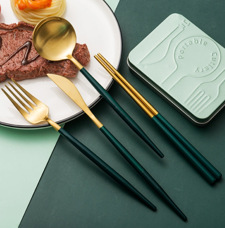 Custom Logo High-end folding tableware set | Premium Corporate Gifts and Promotional Gifts