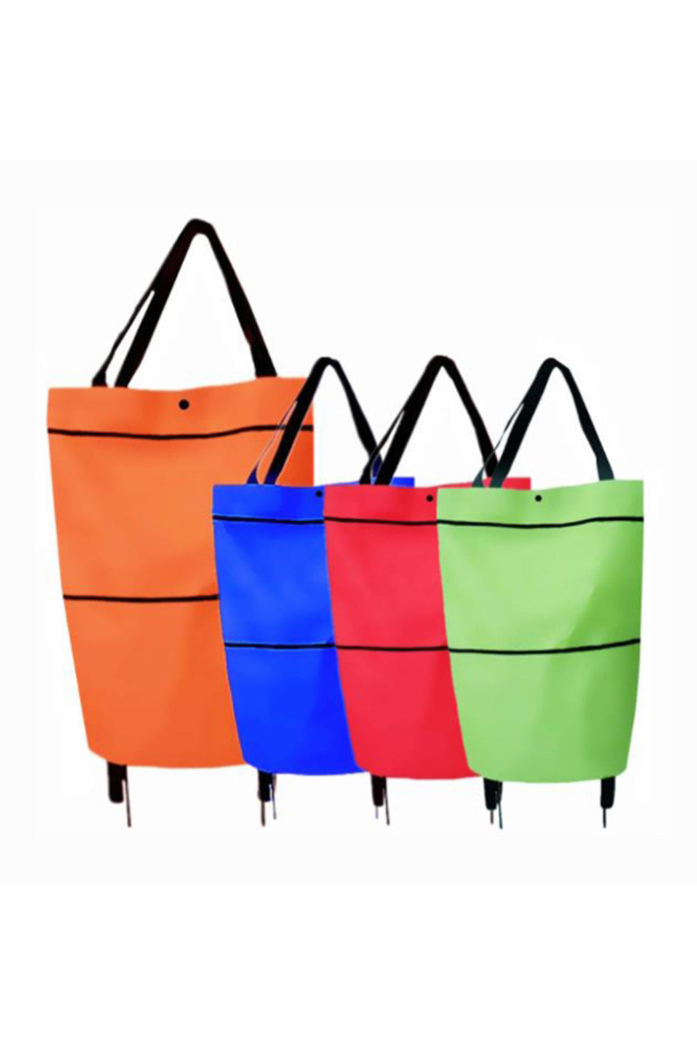 Custom Logo Foldable Telescopic Nylon Shopping Cart | Premium Corporate Gifts and Promotional Gifts