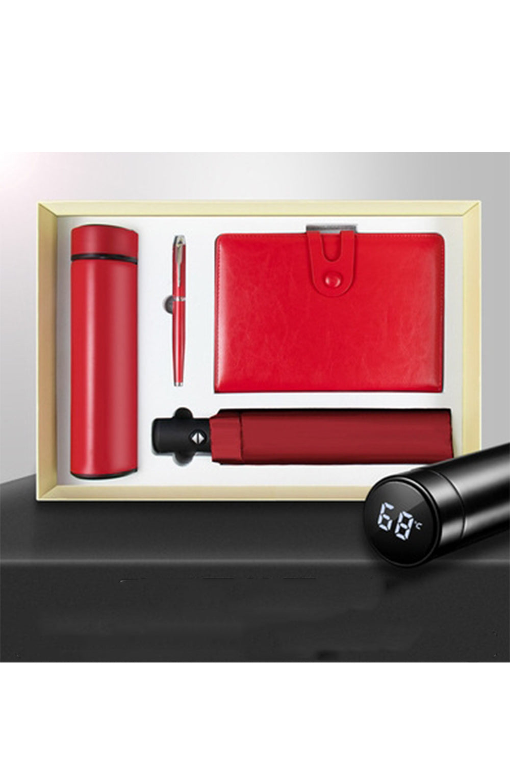 Custom Logo Corporate Set Texture Four-Piece Gift Set | Premium Corporate Gifts and Promotional Gifts