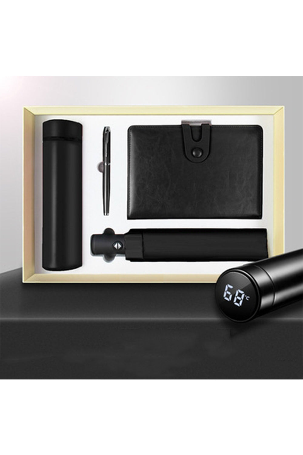 Custom Logo Corporate Set Texture Four-Piece Gift Set | Premium Corporate Gifts and Promotional Gifts