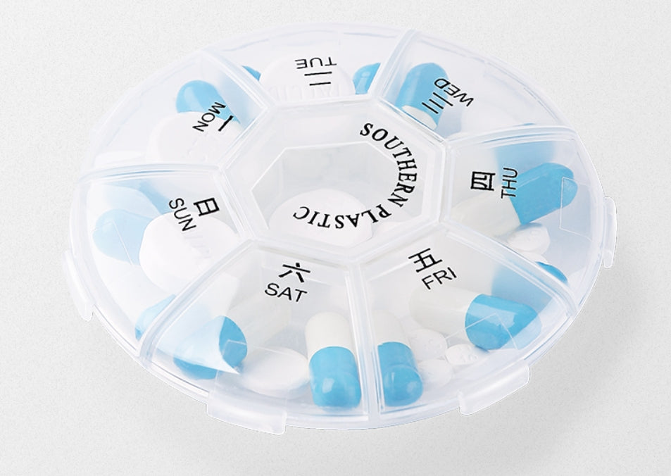 Custom Logo Transparent seven-compartment box | Premium Corporate Gifts and Promotional Gifts