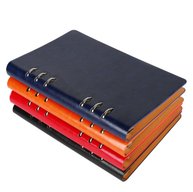 Custom Logo Commercial Leather Loose-leaf Office Notebook | Premium Corporate Gifts and Promotional Gifts