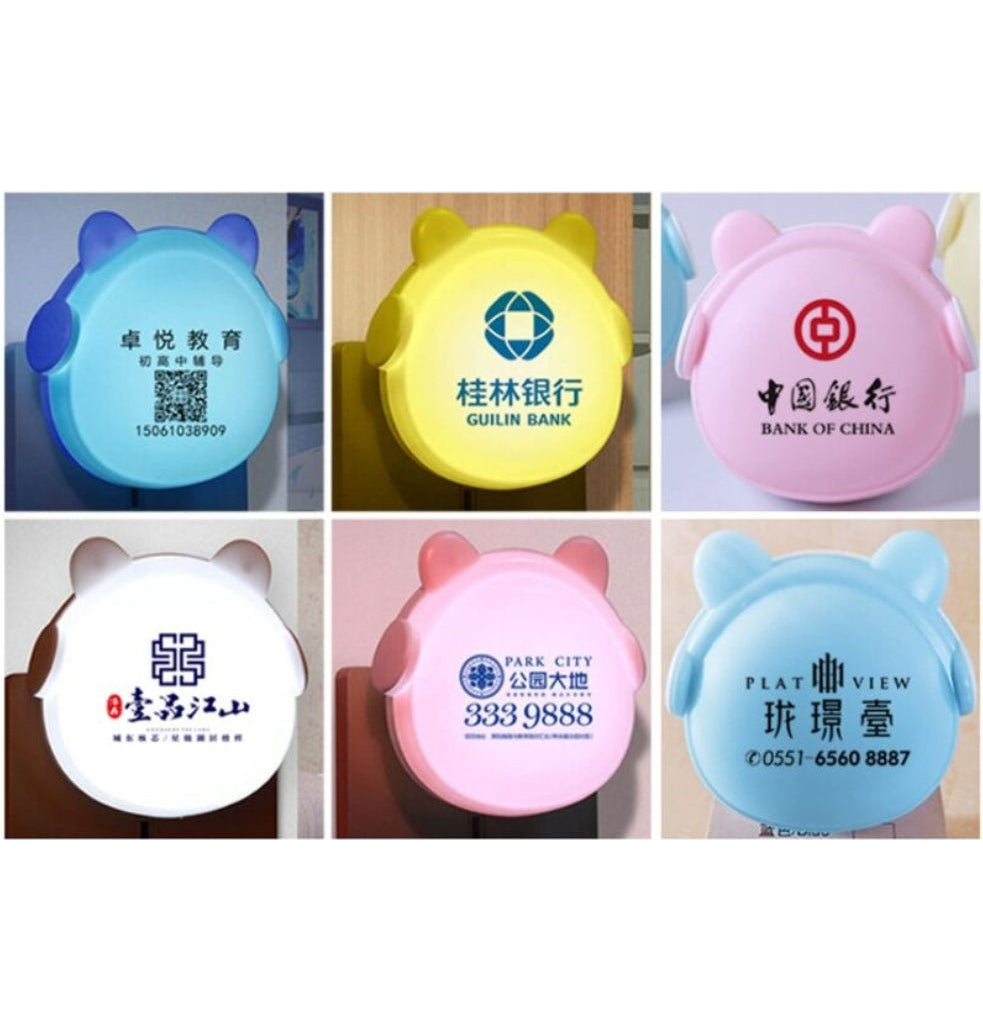 Custom Logo LED Bear Night Light | Premium Corporate Gifts and Custom Gifts